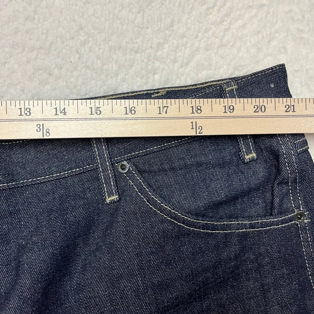 Dickies Shorts Mens 42 Dark Wash Denim Carpenter ER305NB Utility Workwear Pocket